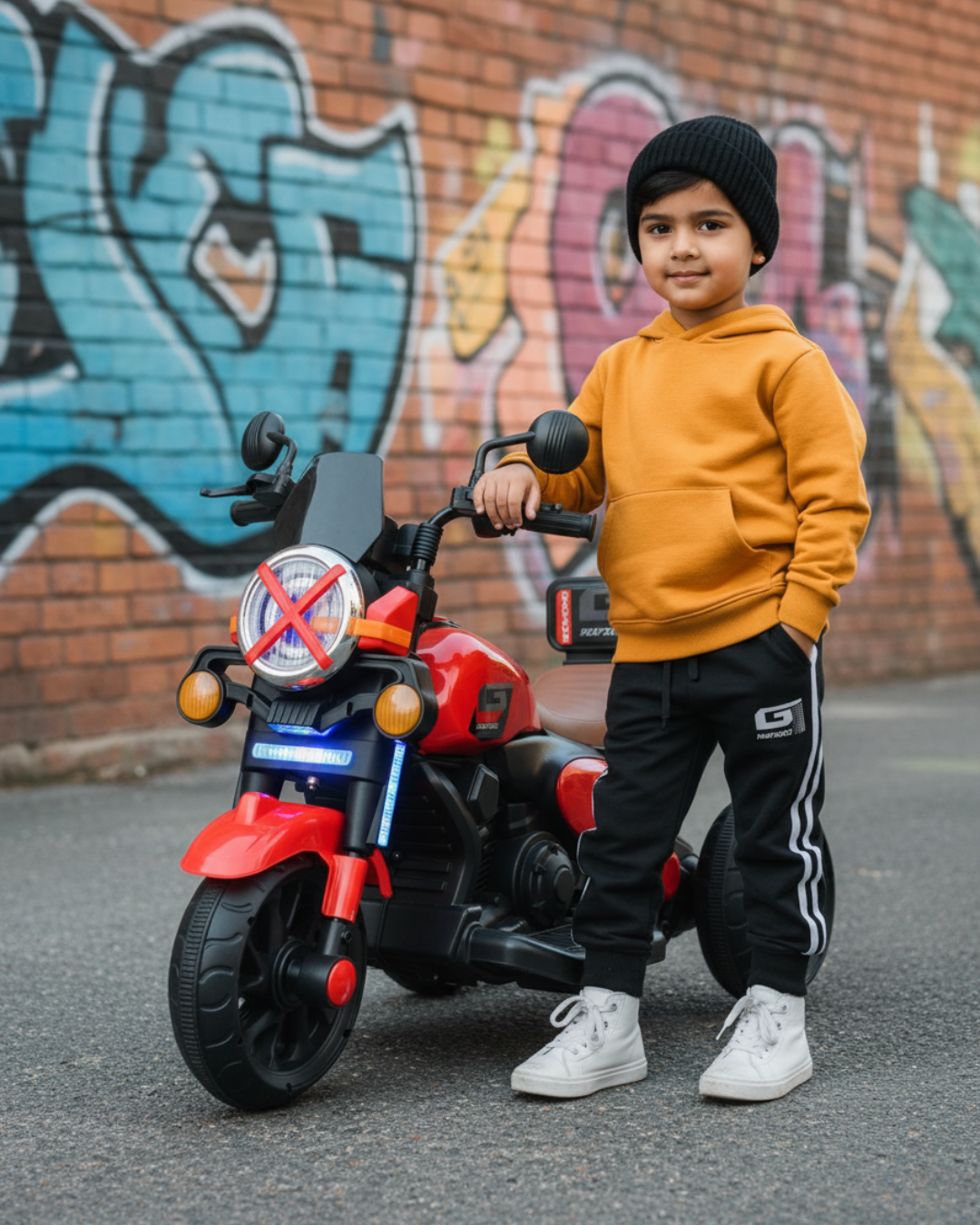 Kurb Toys™ Xtreme Electric Ride-On Bike (Bluetooth Edition)