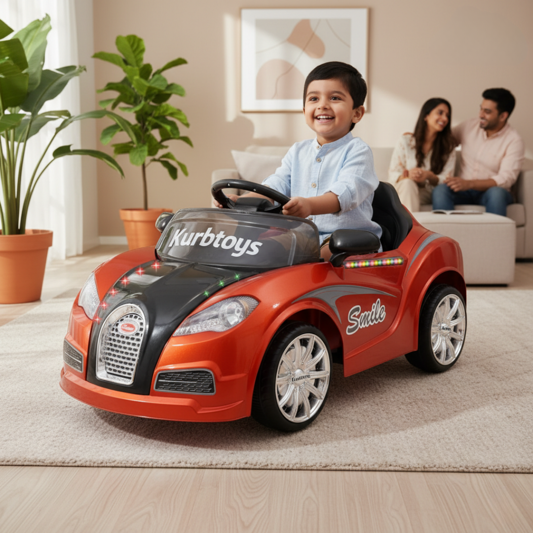 Kurb Toys – Smile Car Battery Powered Kids Ride-On