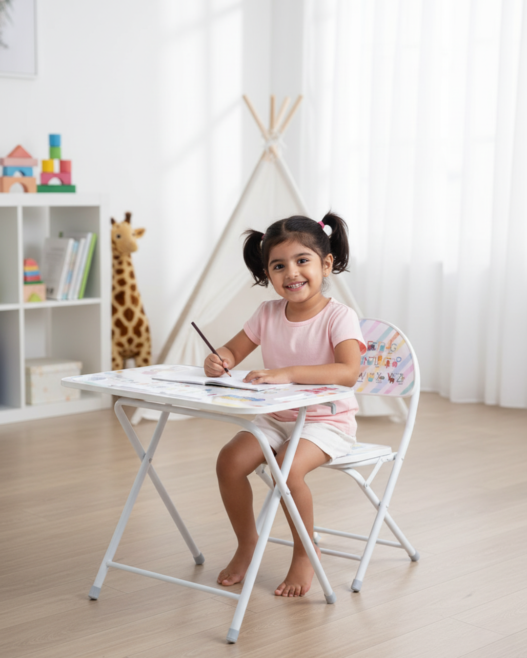 KURB Baby ABC print Table Chair Set
