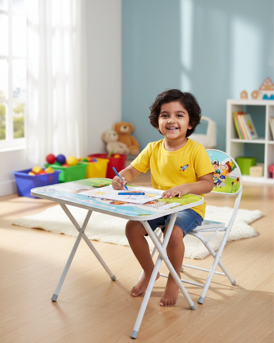 KURB Baby Table Chair Set (Kids print)