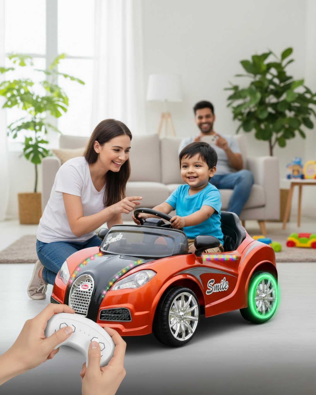 Kurb Toys – Smile Car Battery Powered Kids Ride-On