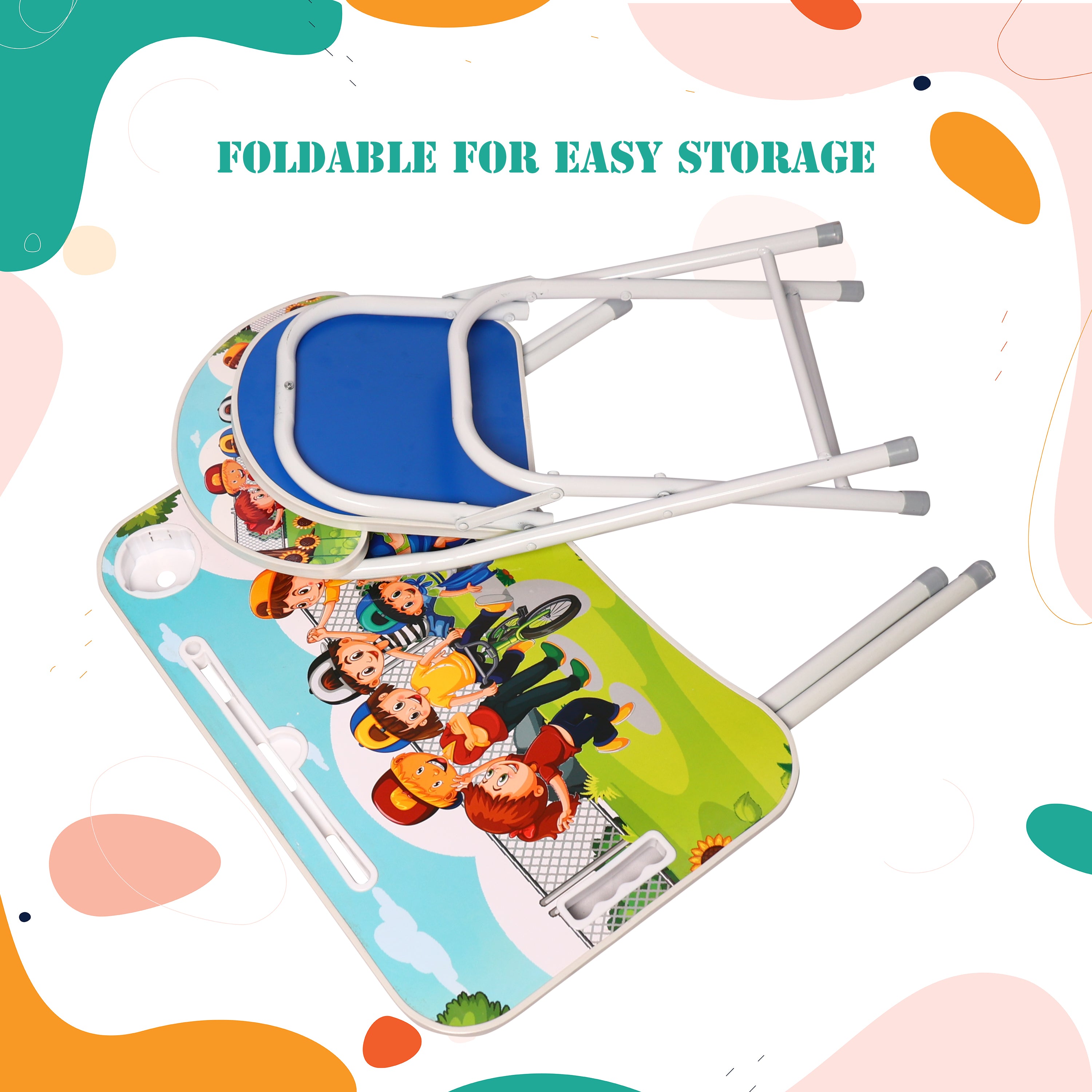 KURB Baby Table Chair Set (Kids print)