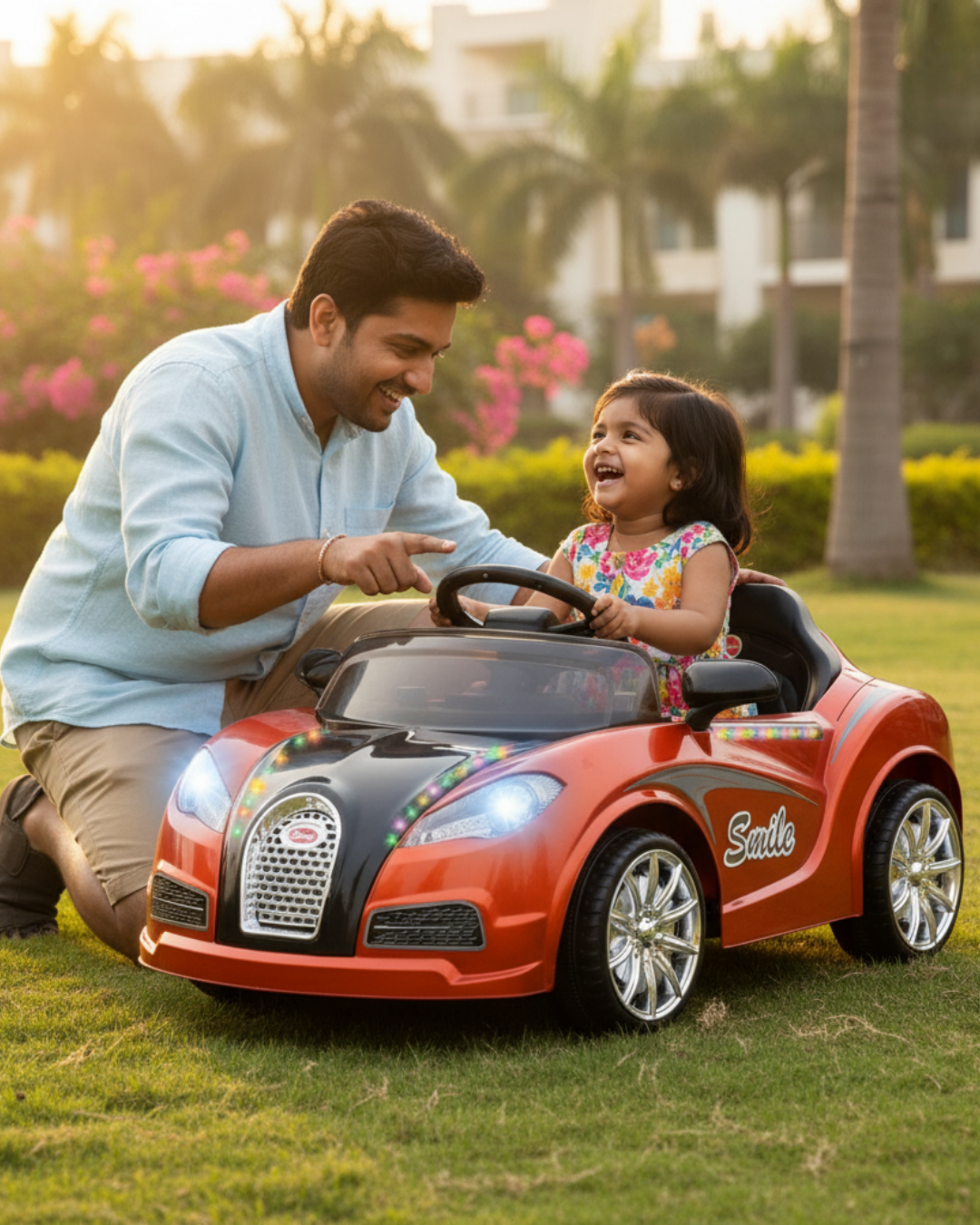 Kurb Toys – Smile Car Battery Powered Kids Ride-On