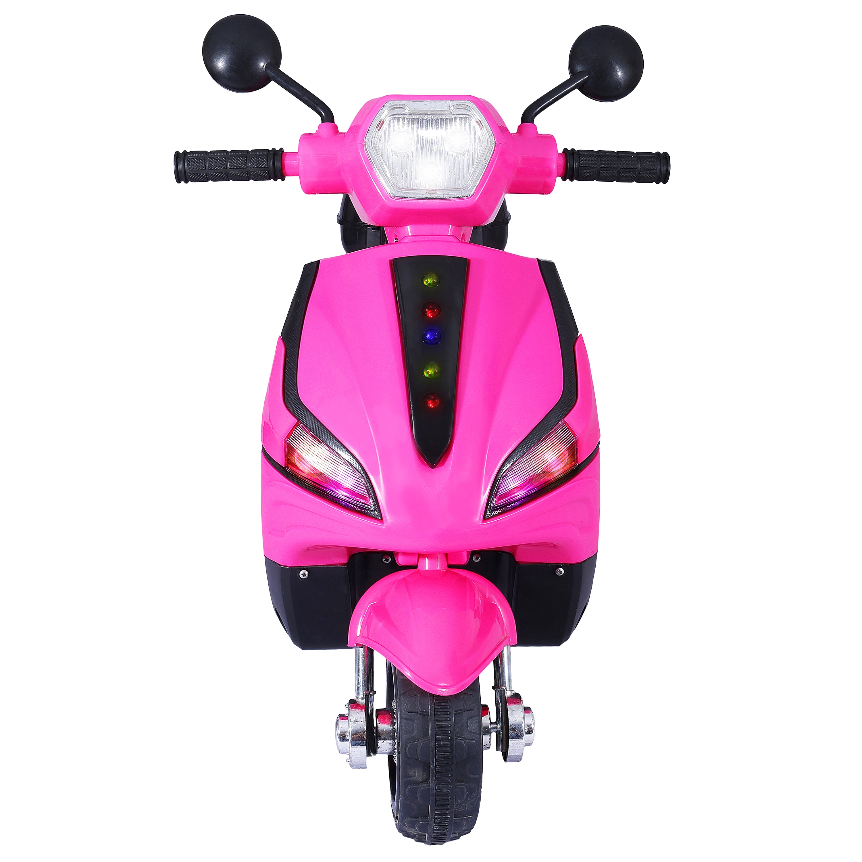 Kurb Swiggy Swift Electric Scooter for Kids – Battery Ride-On Toy with LED Headlights, Music & Foot Accelerator