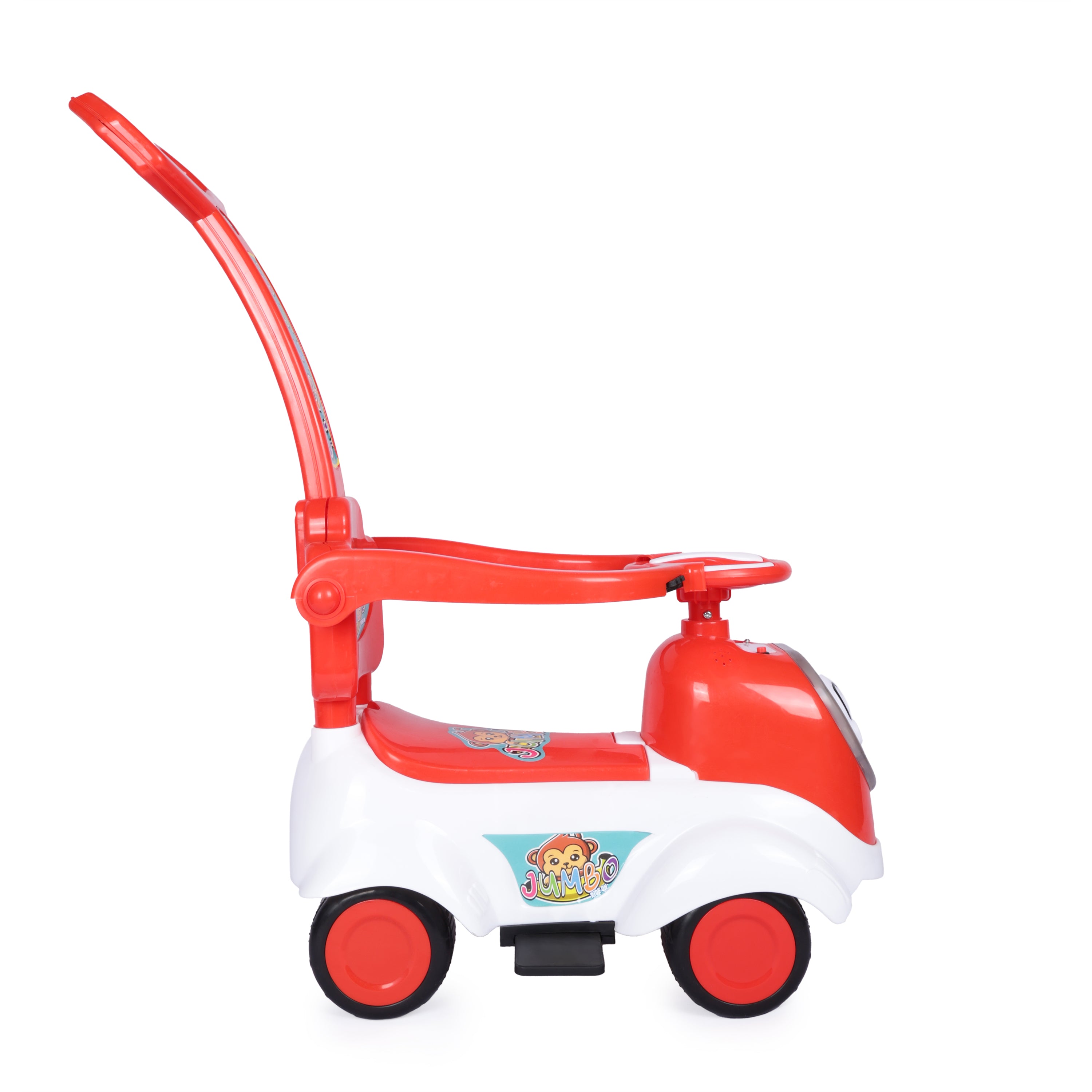 Kurb Toys™ Dash Racer Push Ride-On Car (With Parental Handle & Safety Guard)