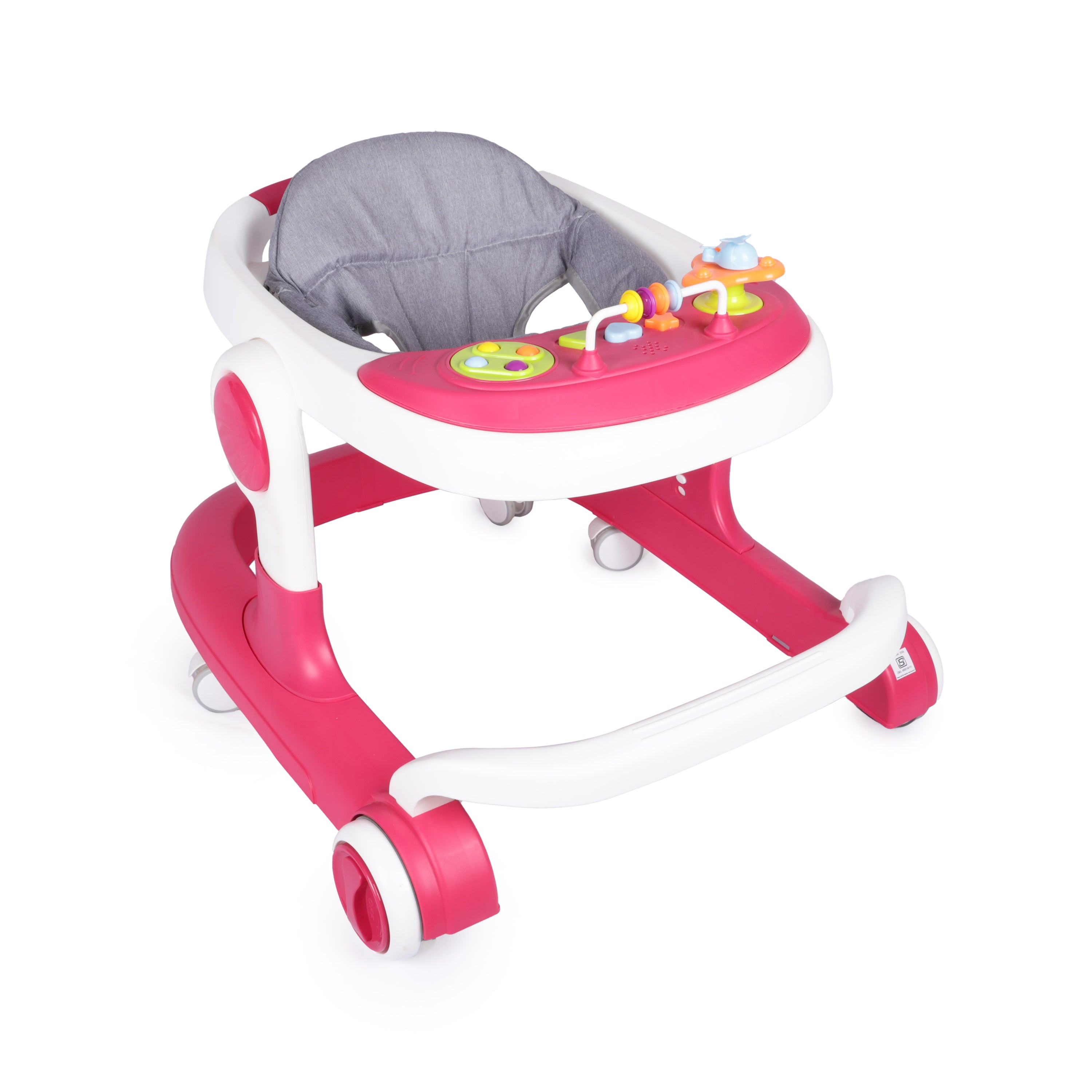 Kurb Toys™ 2-in-1 Musical Baby Walker (Adjustable + Stopper Edition)