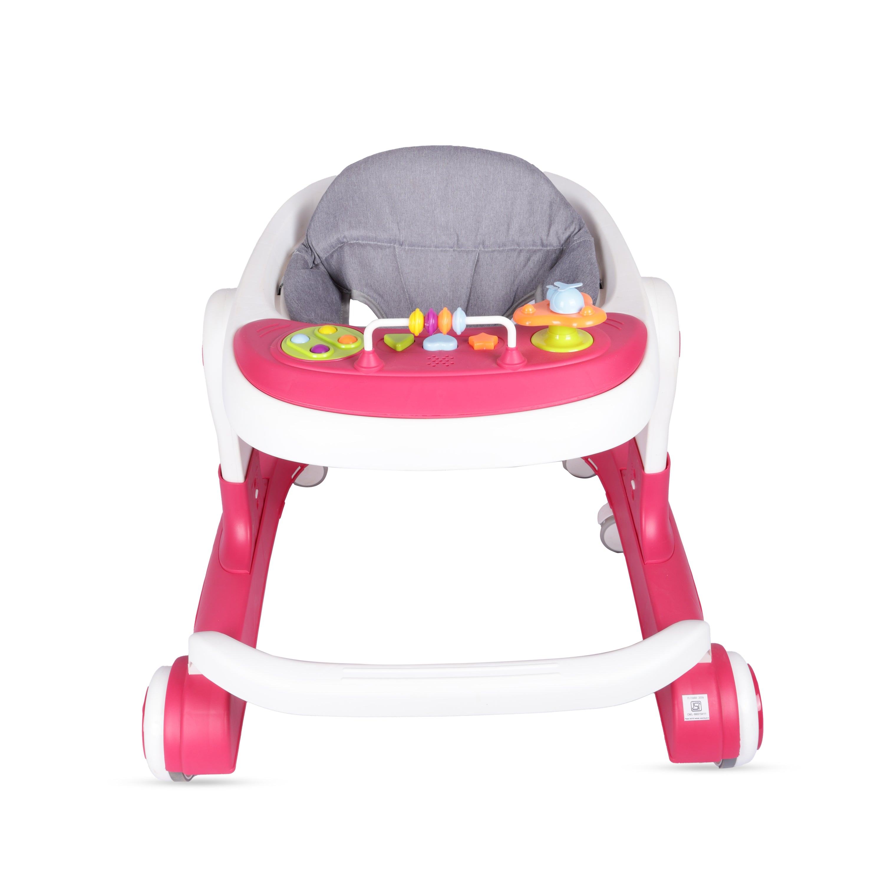 Kurb Toys™ 2-in-1 Musical Baby Walker (Adjustable + Stopper Edition)