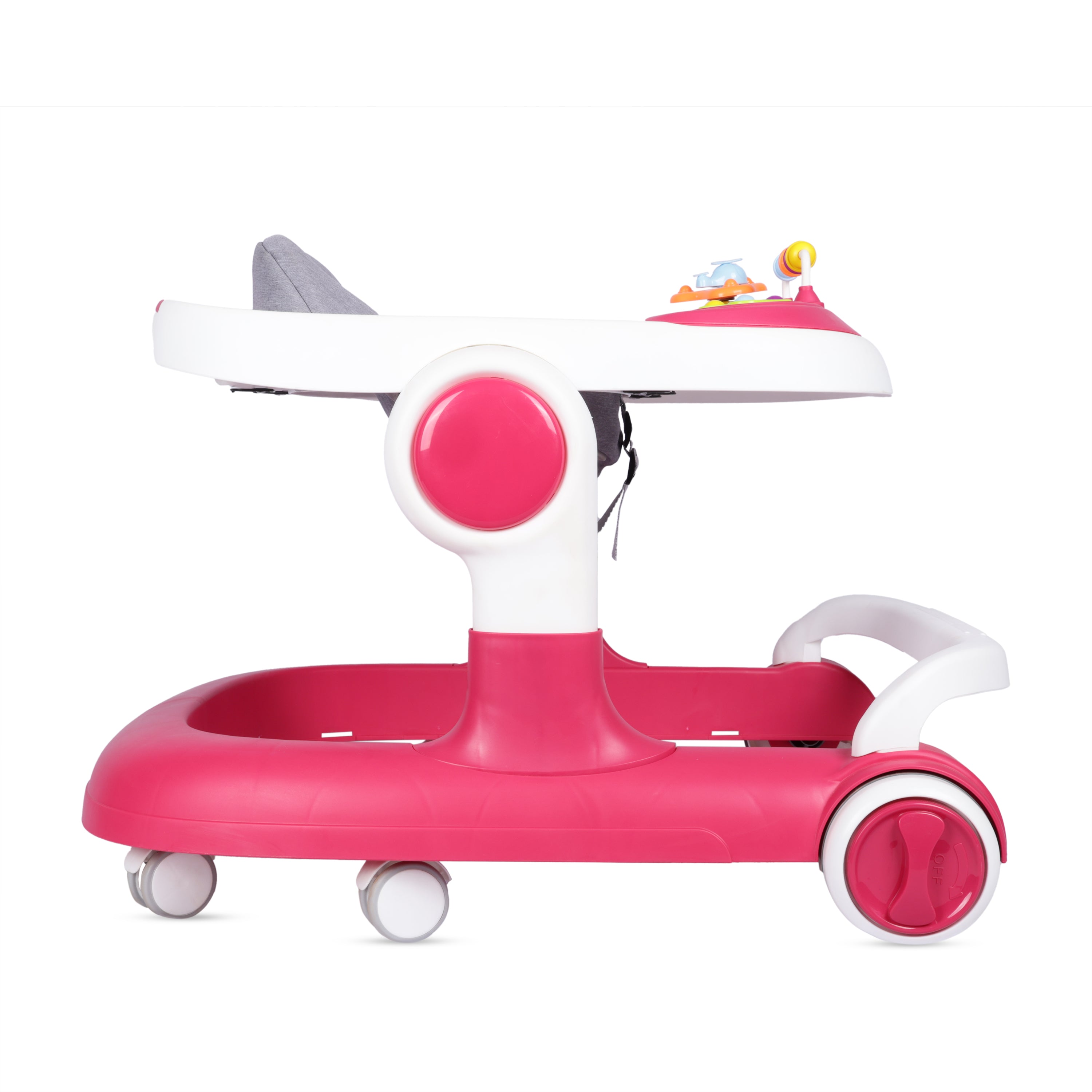 Kurb Toys™ 2-in-1 Musical Baby Walker (Adjustable + Stopper Edition)