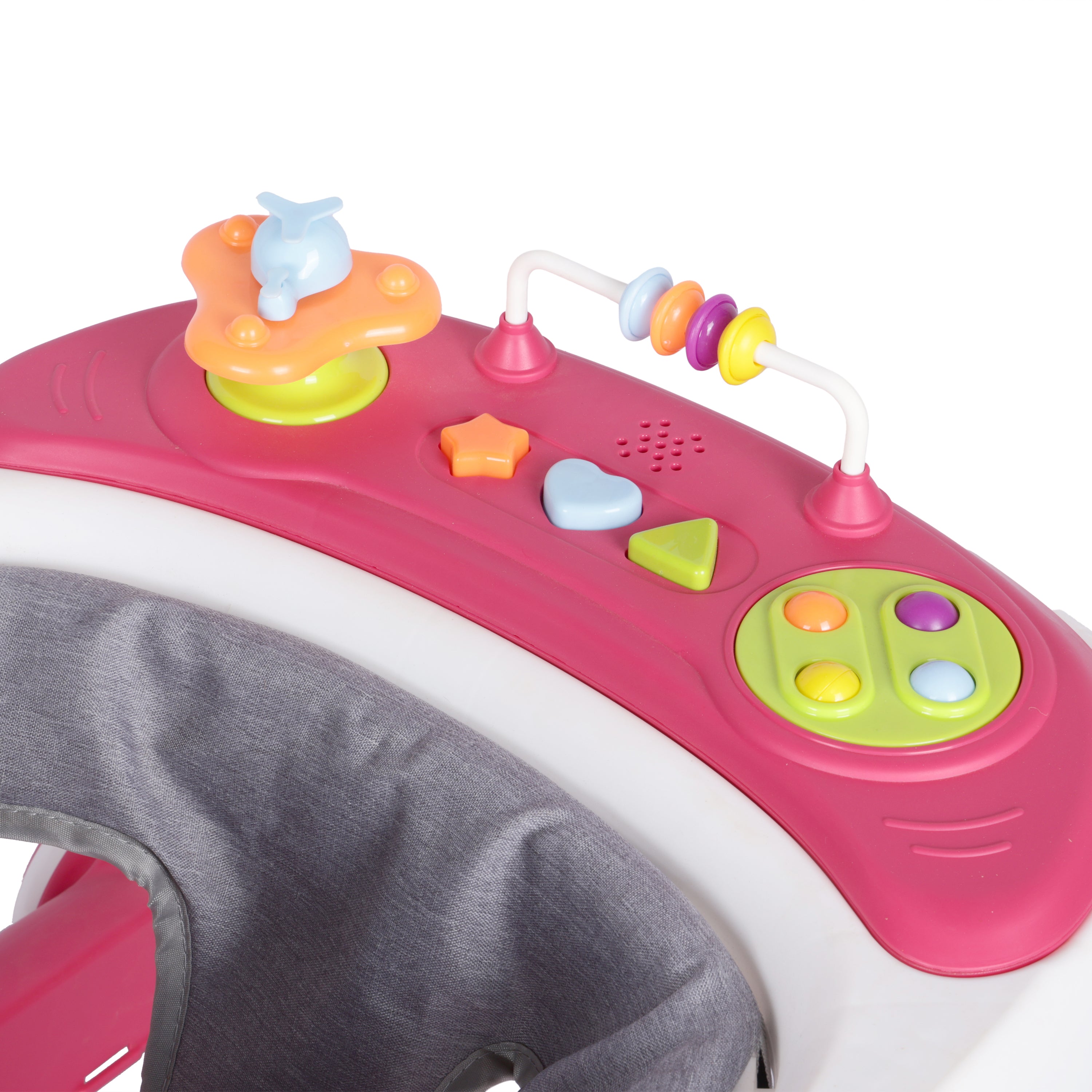 Kurb Toys™ 2-in-1 Musical Baby Walker (Adjustable + Stopper Edition)