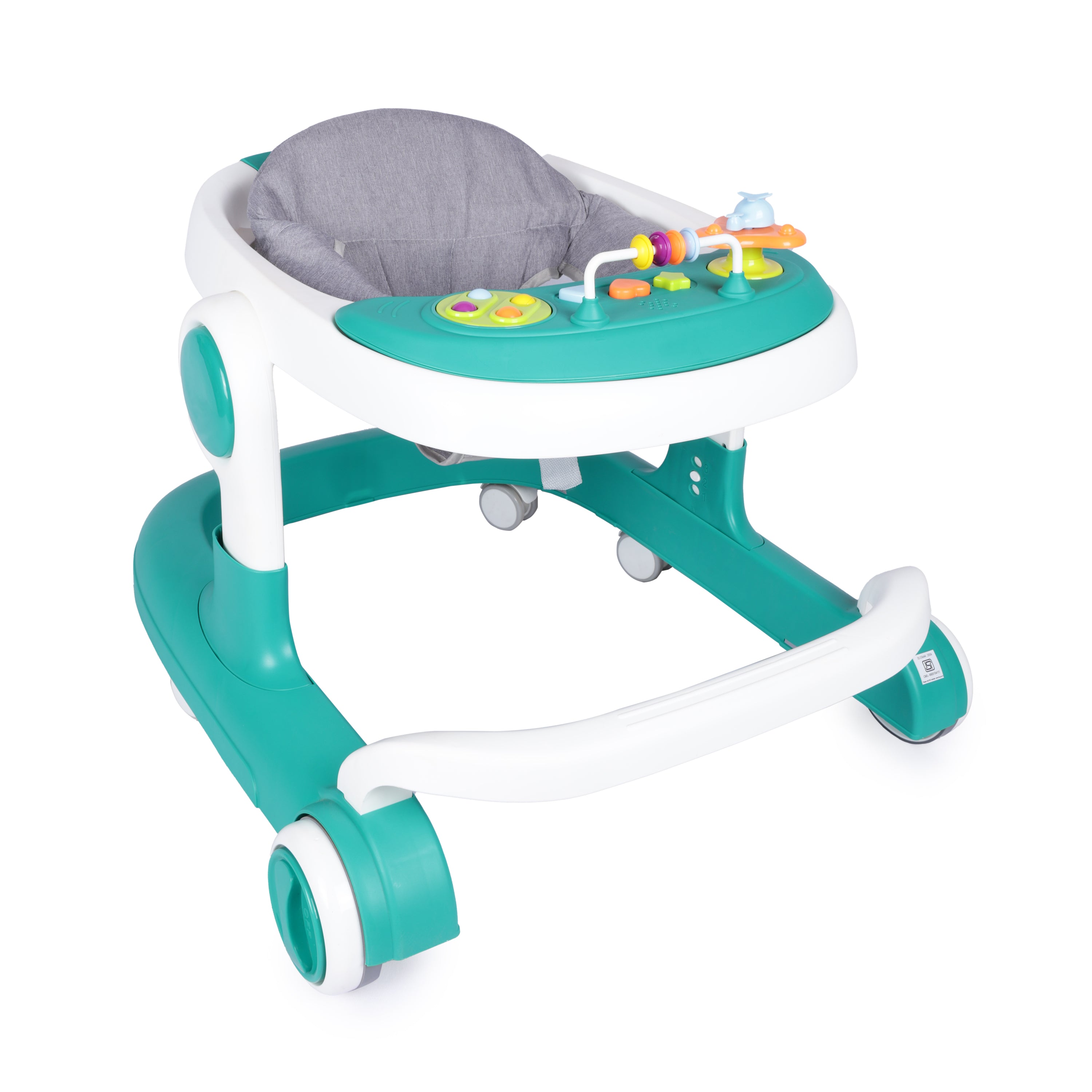 Kurb Toys™ 2-in-1 Musical Baby Walker (Adjustable + Stopper Edition)