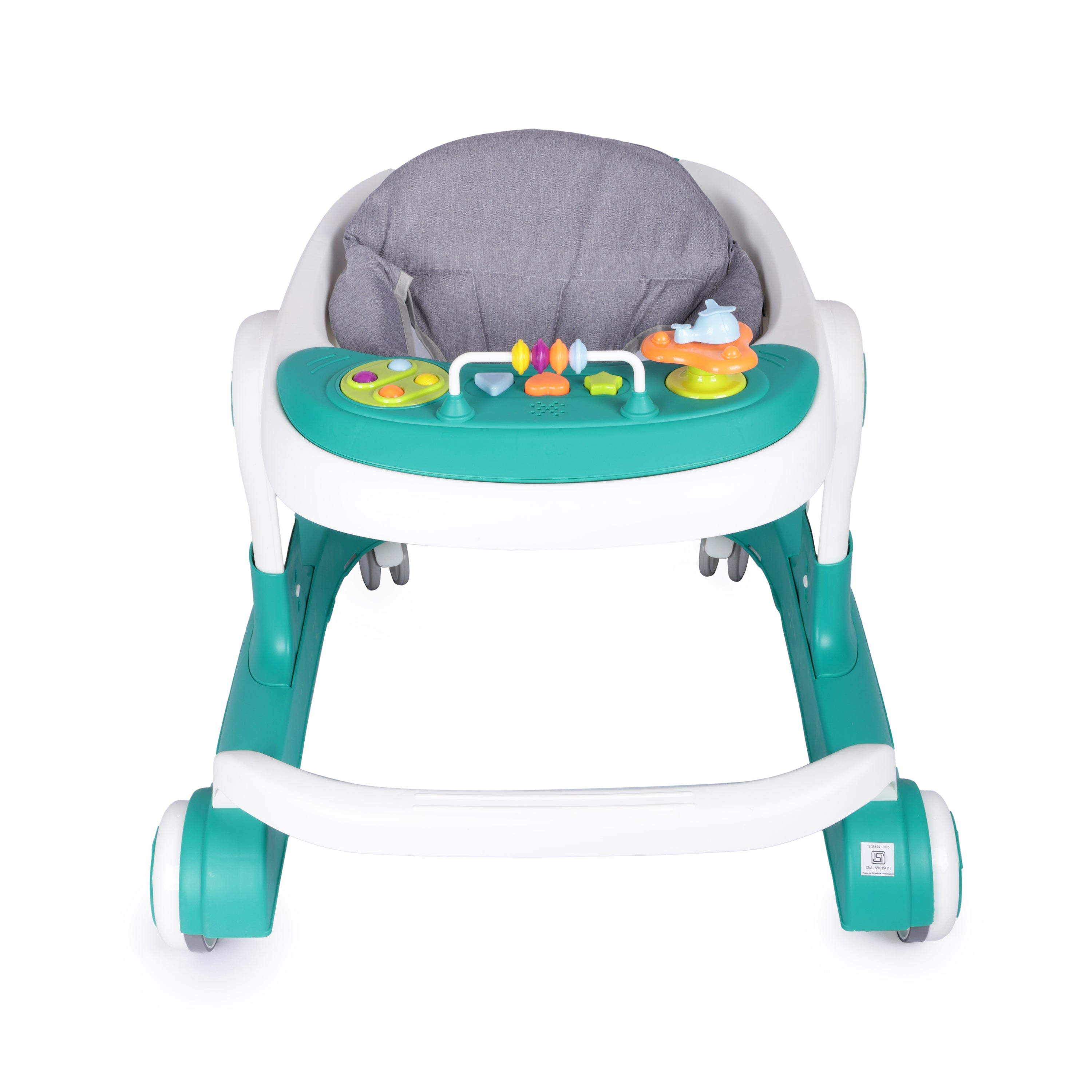 Kurb Toys™ 2-in-1 Musical Baby Walker (Adjustable + Stopper Edition)