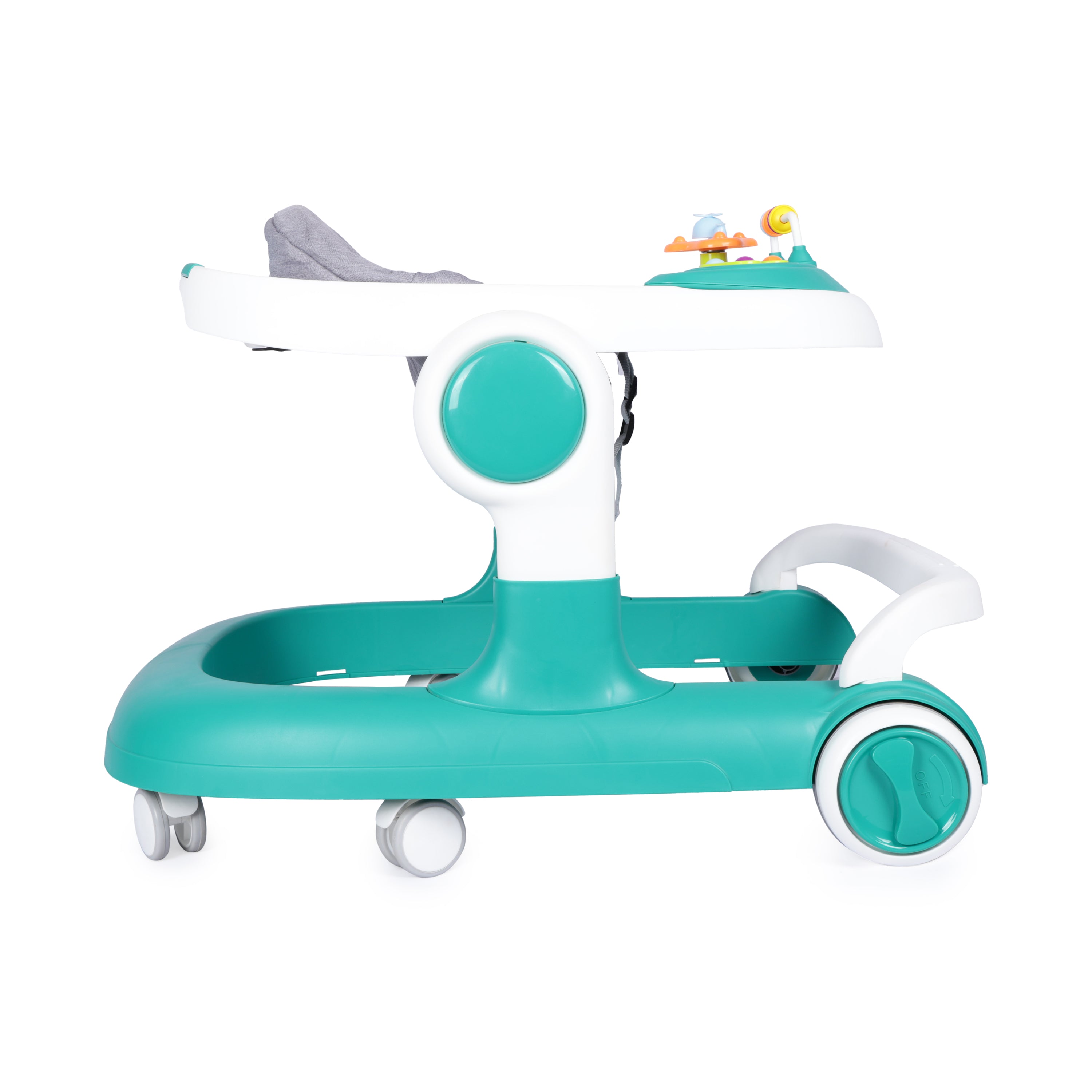 Kurb Toys™ 2-in-1 Musical Baby Walker (Adjustable + Stopper Edition)