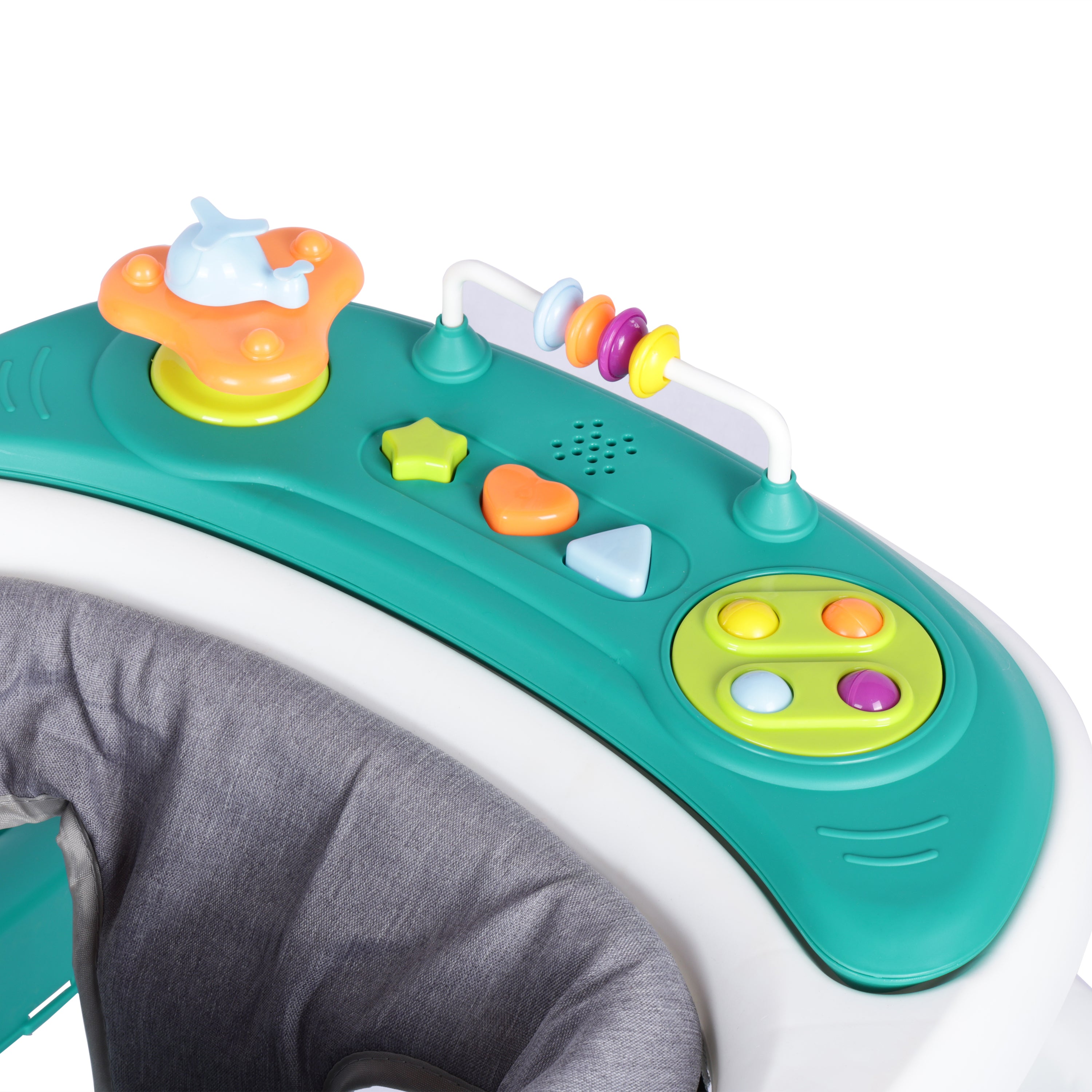 Kurb Toys™ 2-in-1 Musical Baby Walker (Adjustable + Stopper Edition)