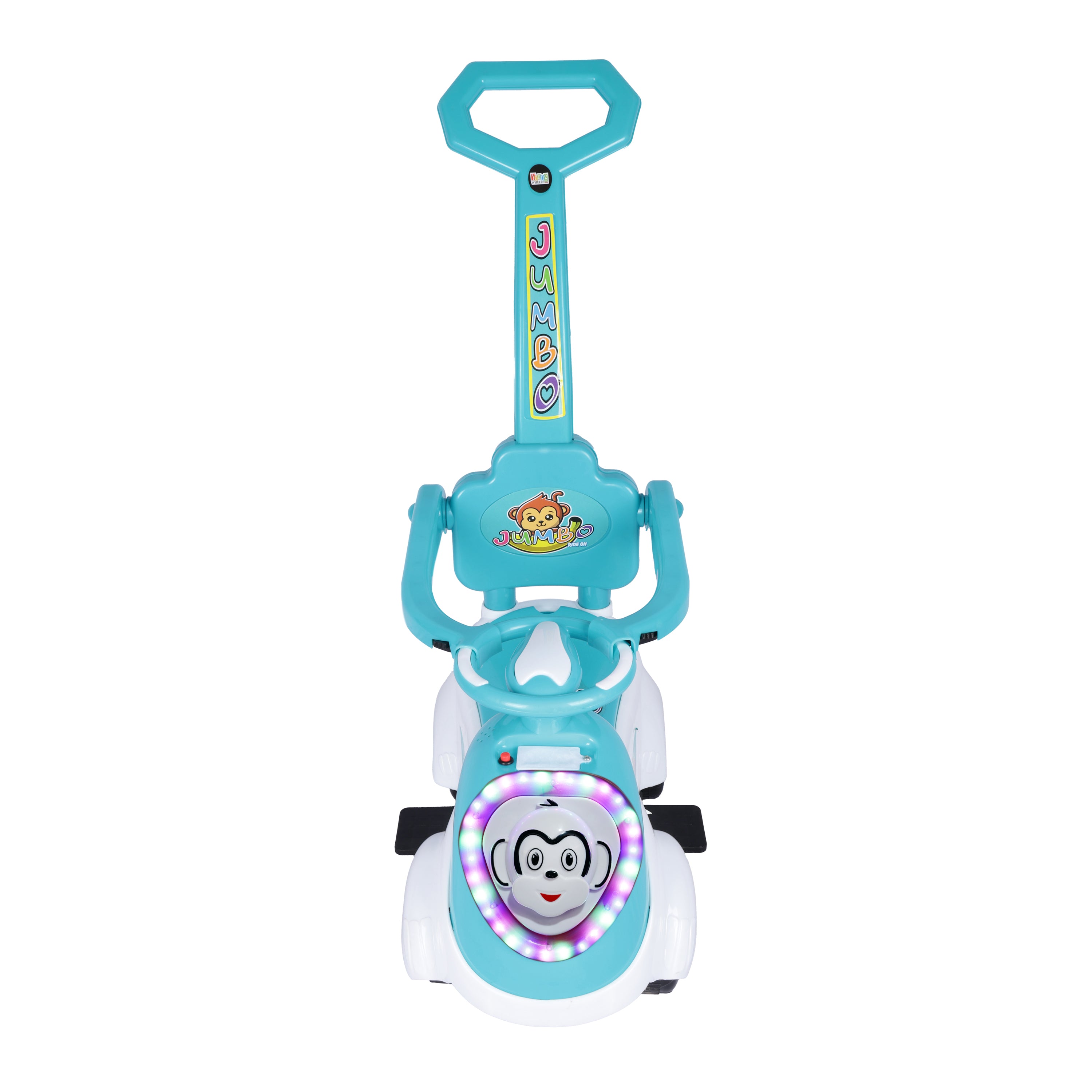 Kurb Toys™ Dash Racer Push Ride-On Car (With Parental Handle & Safety Guard)