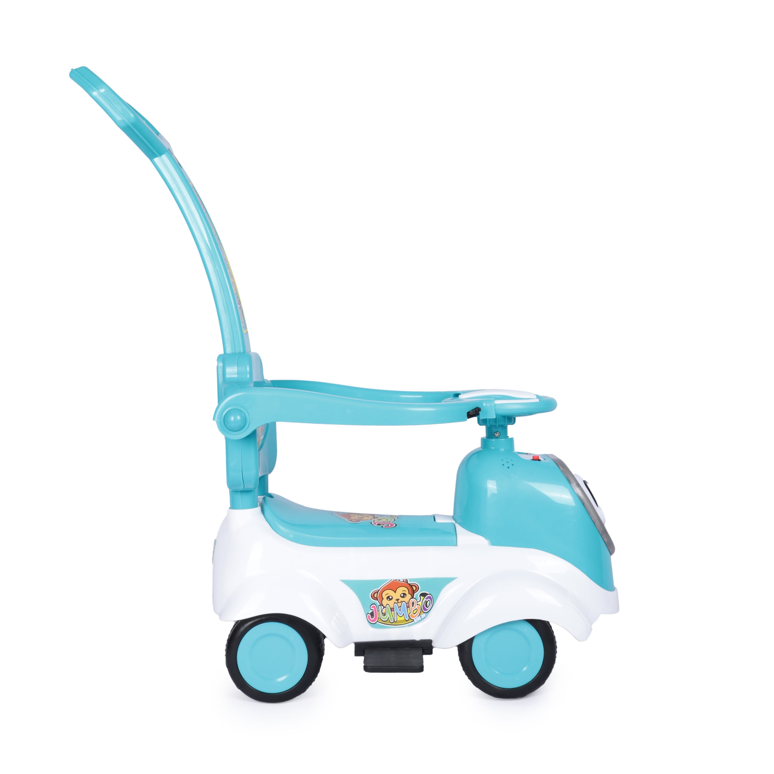 Kurb Toys™ Dash Racer Push Ride-On Car (With Parental Handle & Safety Guard)