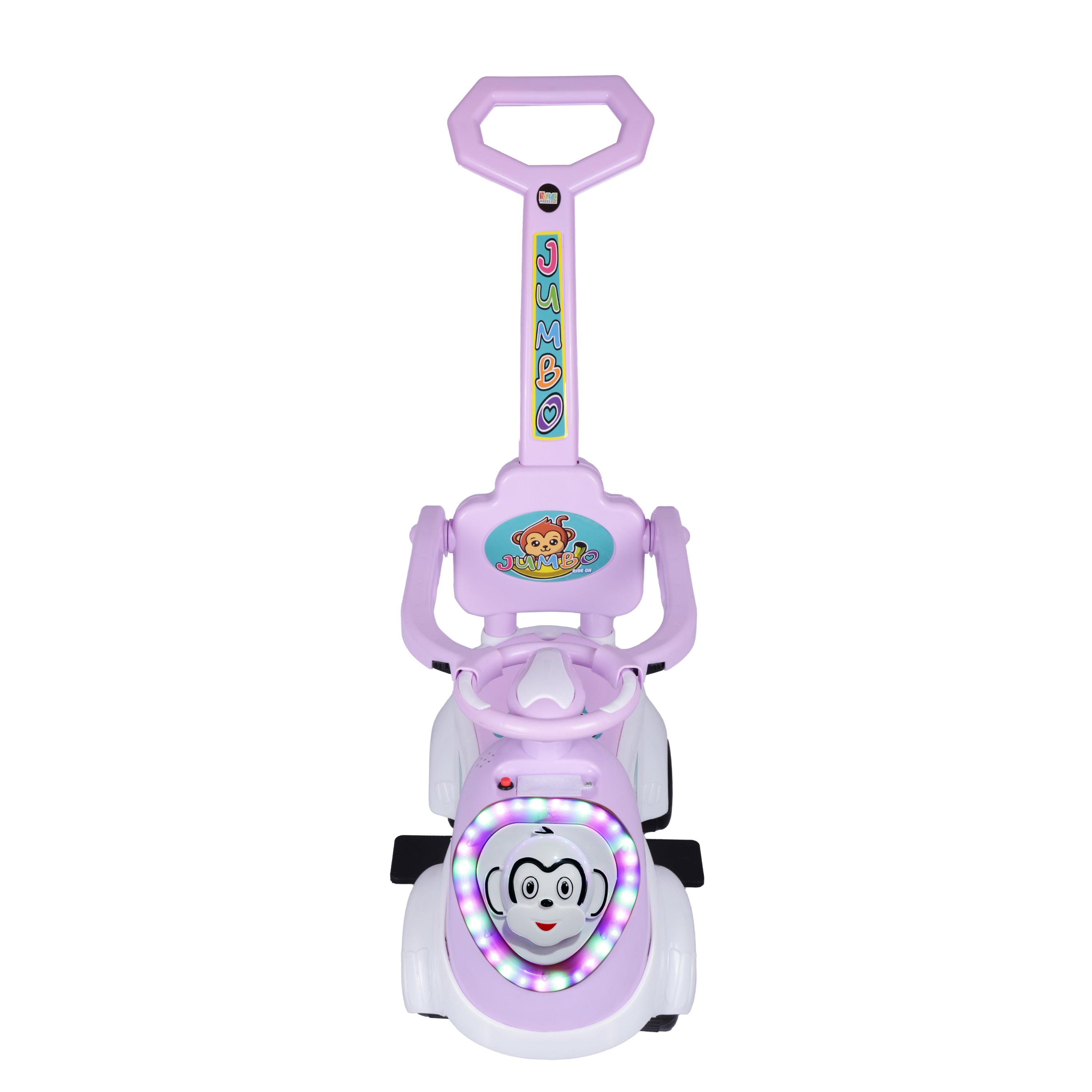 Kurb Toys™ Dash Racer Push Ride-On Car (With Parental Handle & Safety Guard)