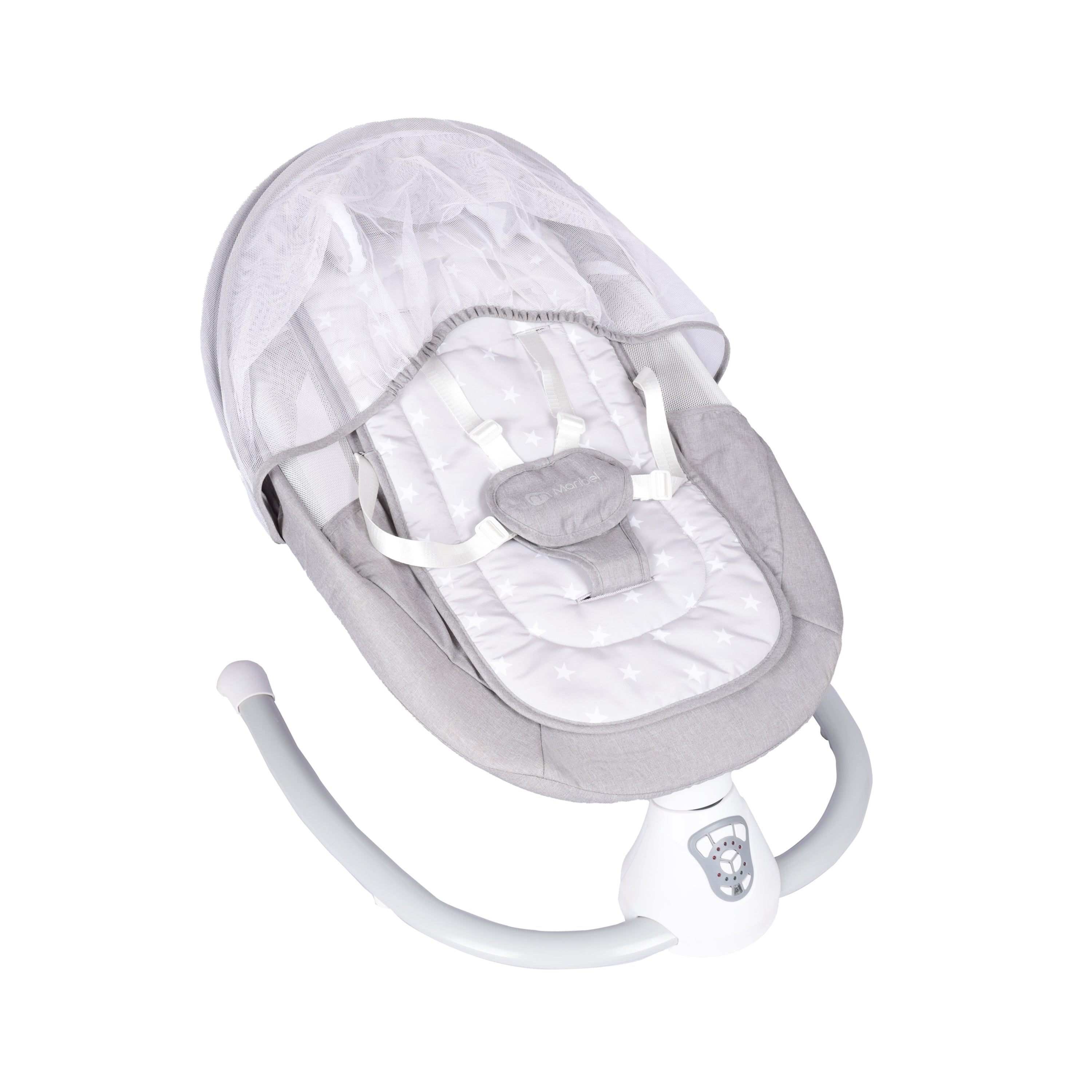 Kurb Toys™ Electric Baby Swing Cradle (5 Speed + Bluetooth + Rocker Mode)
