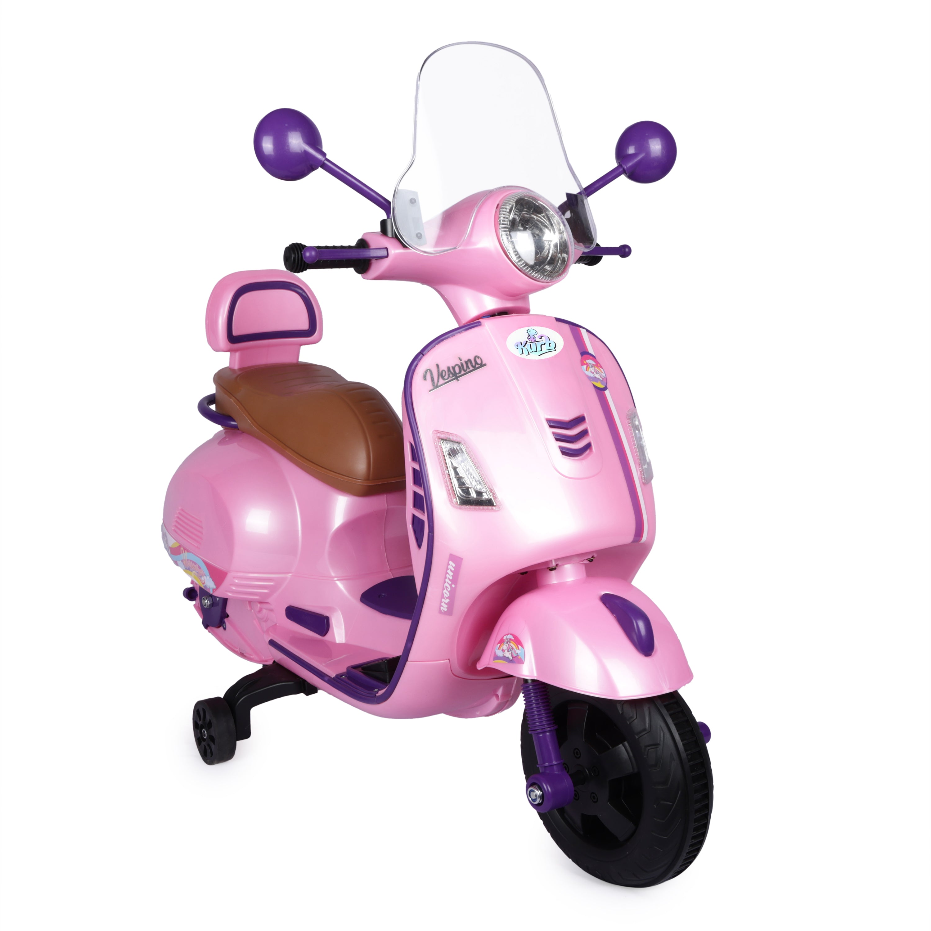 Kurb Toys™ Classic Vespino Ride-On Electric Scooter (Bluetooth Edition)