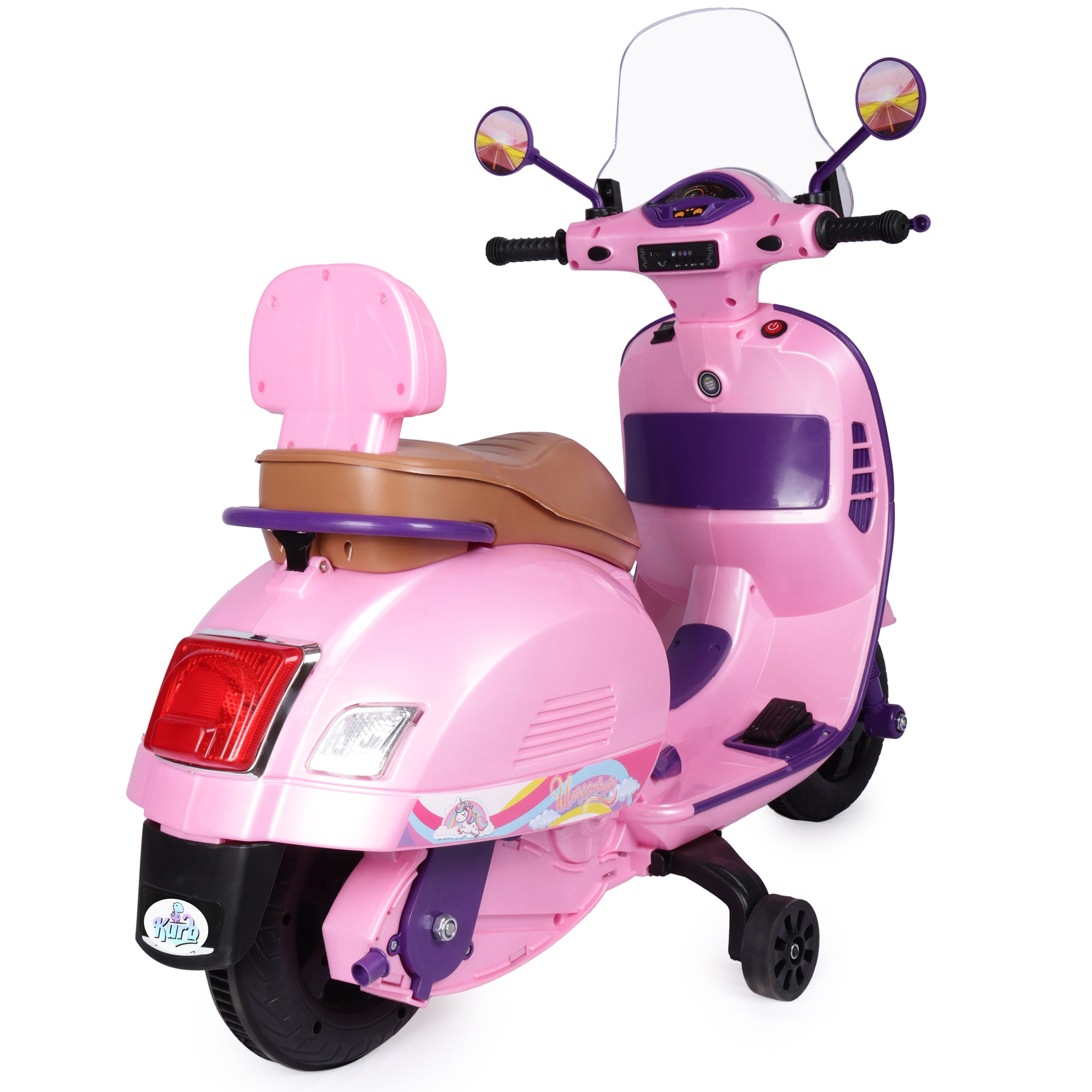 Kurb Toys™ Classic Vespino Ride-On Electric Scooter (Bluetooth Edition)