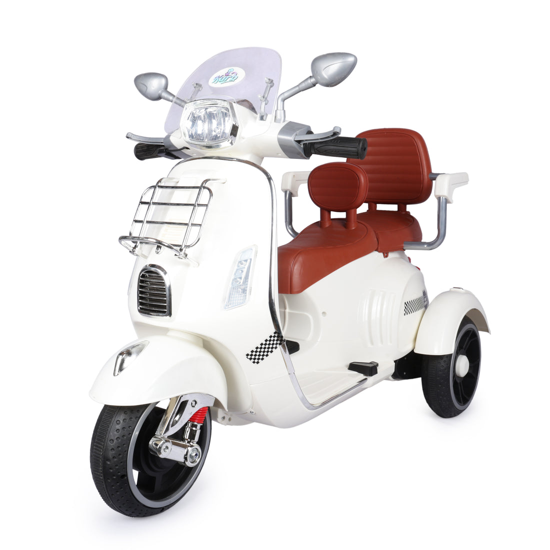 Kurb Toys™ Vespino Ride-On Scooter (Double Seater with Remote)