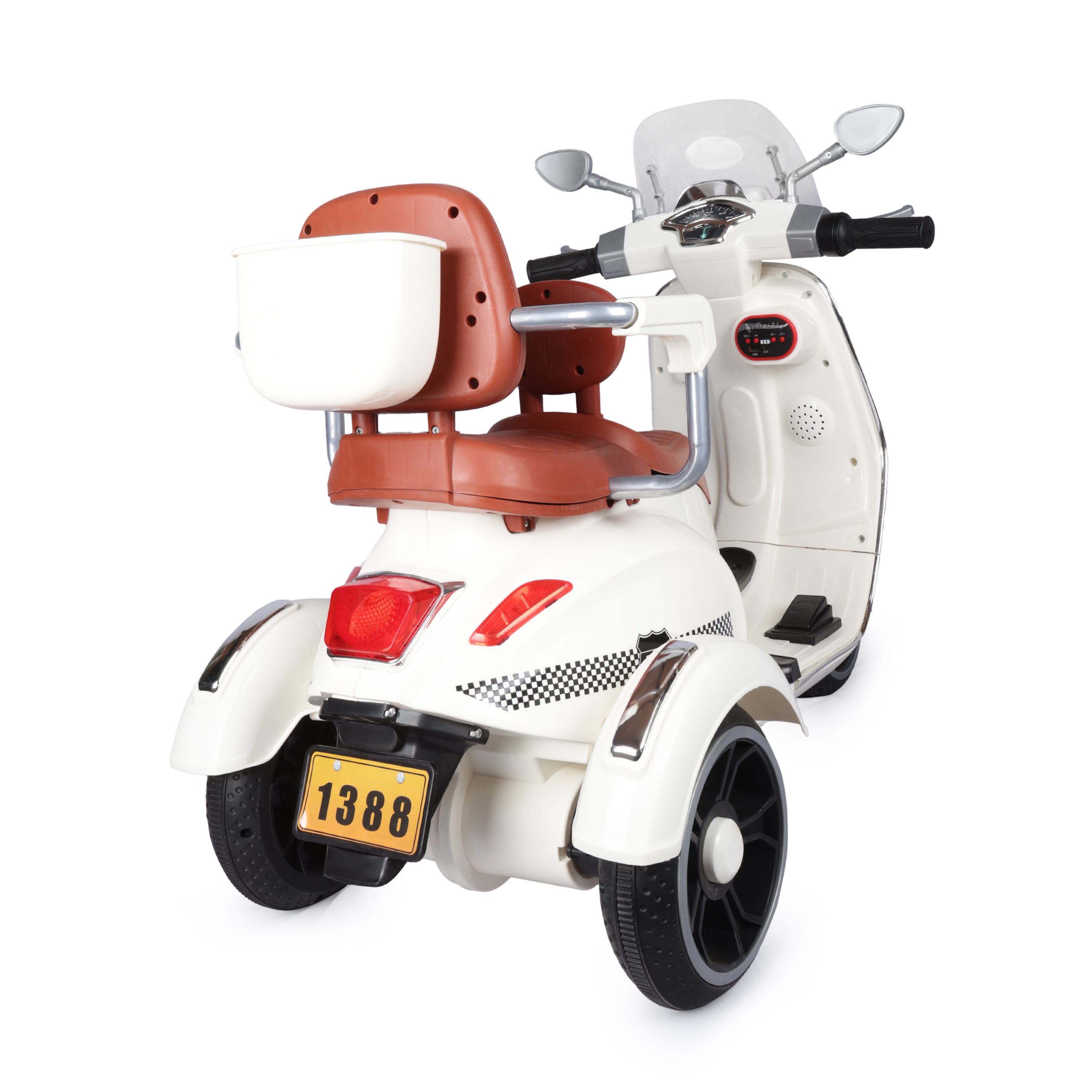 Kurb Toys™ Vespino Ride-On Scooter (Double Seater with Remote)