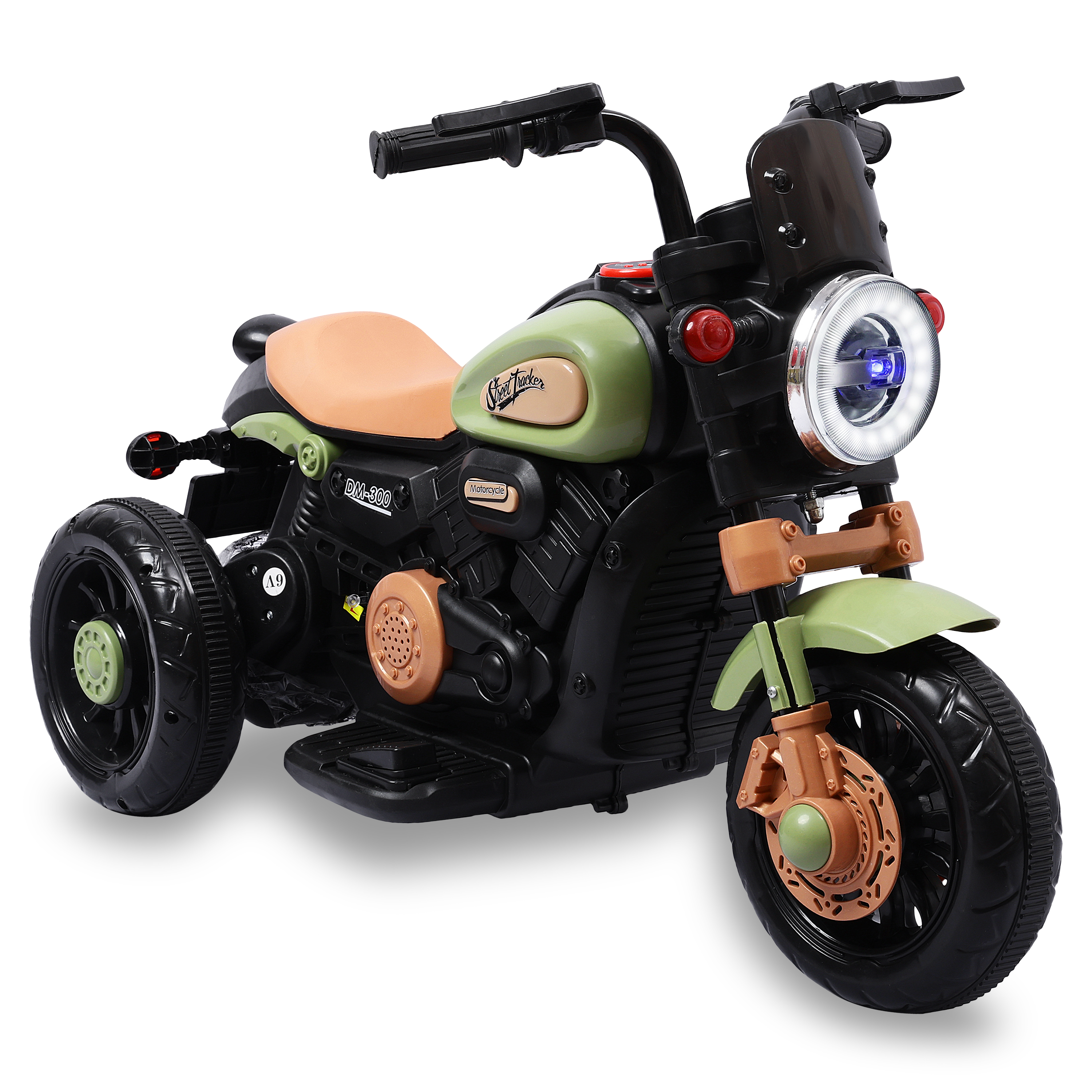 Electric Kids Bike with Remote Control | LED Lights | Music & USB | Safe Ride