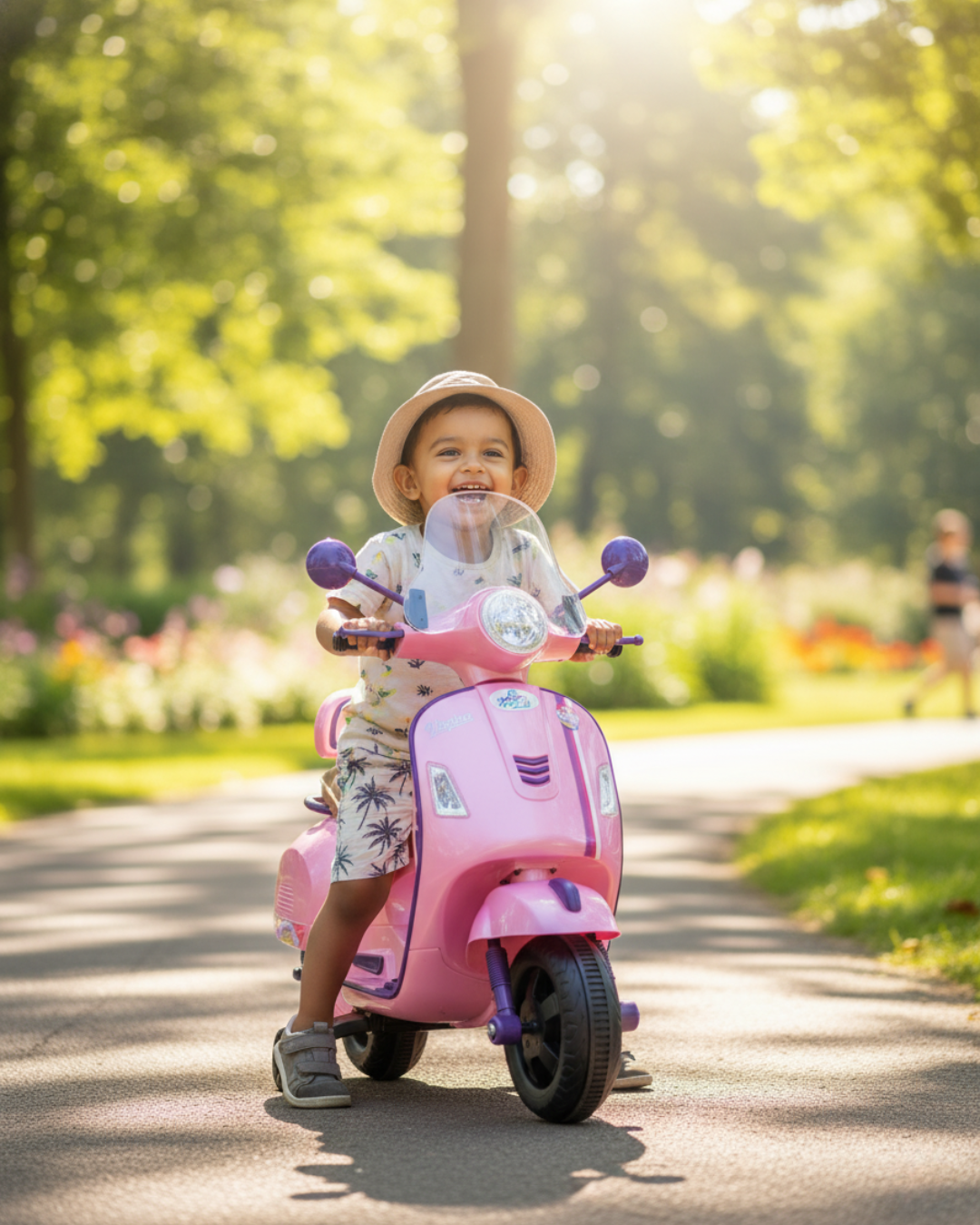 Kurb Toys™ Classic Vespino Ride-On Electric Scooter (Bluetooth Edition)