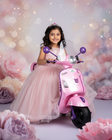 Kurb Toys™ Classic Vespino Ride-On Electric Scooter (Bluetooth Edition)